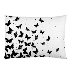 Butterfly Pattern Pillow Case by Valentinaart