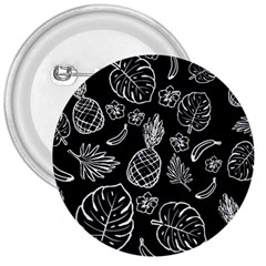 Tropical Pattern 3  Buttons by Valentinaart