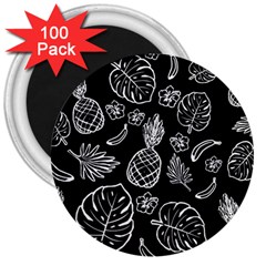 Tropical Pattern 3  Magnets (100 Pack) by Valentinaart