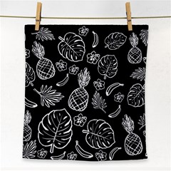 Tropical Pattern Face Towel by Valentinaart