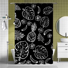 Tropical Pattern Shower Curtain 48  X 72  (small)  by Valentinaart