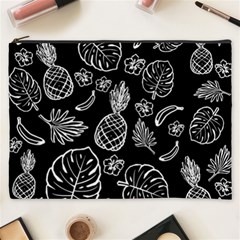 Tropical Pattern Cosmetic Bag (xxxl)  by Valentinaart