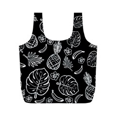 Tropical Pattern Full Print Recycle Bags (m)  by Valentinaart