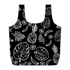 Tropical Pattern Full Print Recycle Bags (l)  by Valentinaart