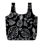 Tropical pattern Full Print Recycle Bags (L)  Front