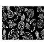 Tropical pattern Double Sided Flano Blanket (Large)  80 x60  Blanket Front