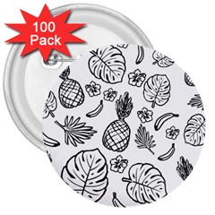 Tropical Pattern 3  Buttons (100 Pack)  by Valentinaart