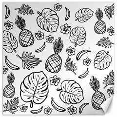 Tropical Pattern Canvas 20  X 20   by Valentinaart