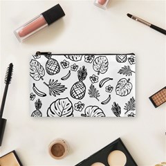 Tropical Pattern Cosmetic Bag (small)  by Valentinaart