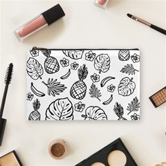 Tropical Pattern Cosmetic Bag (medium)  by Valentinaart