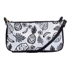 Tropical Pattern Shoulder Clutch Bags by Valentinaart