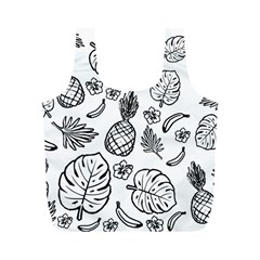 Tropical Pattern Full Print Recycle Bags (m)  by Valentinaart