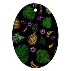 Tropical Pattern Ornament (oval) by Valentinaart