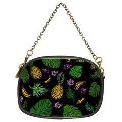 Tropical Pattern Chain Purses (two Sides)  by Valentinaart