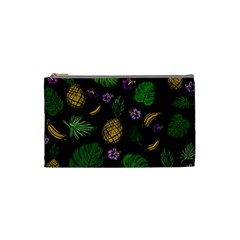 Tropical Pattern Cosmetic Bag (small)  by Valentinaart