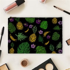 Tropical Pattern Cosmetic Bag (large)  by Valentinaart