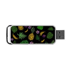 Tropical Pattern Portable Usb Flash (one Side) by Valentinaart