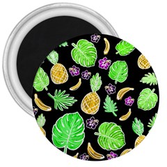 Tropical Pattern 3  Magnets by Valentinaart