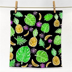 Tropical Pattern Face Towel by Valentinaart