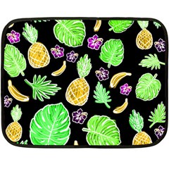 Tropical Pattern Double Sided Fleece Blanket (mini)  by Valentinaart