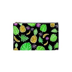 Tropical Pattern Cosmetic Bag (small)  by Valentinaart