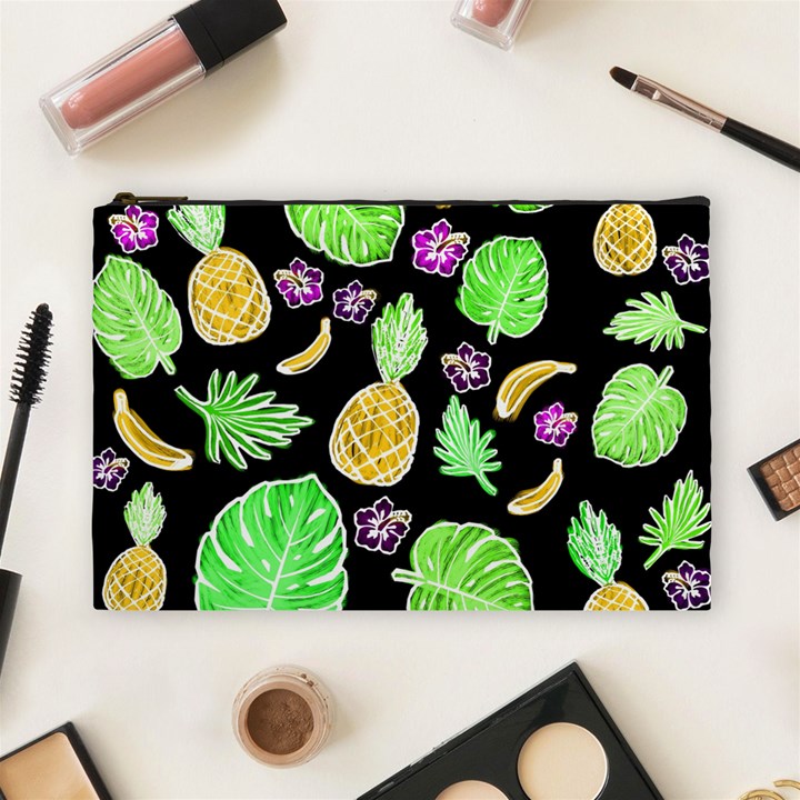 Tropical pattern Cosmetic Bag (Large) 