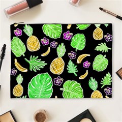 Tropical Pattern Cosmetic Bag (xl) by Valentinaart