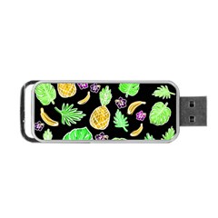 Tropical Pattern Portable Usb Flash (one Side) by Valentinaart