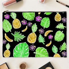 Tropical Pattern Cosmetic Bag (xxxl)  by Valentinaart