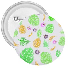 Tropical Pattern 3  Buttons by Valentinaart