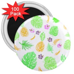 Tropical Pattern 3  Magnets (100 Pack) by Valentinaart