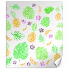 Tropical Pattern Canvas 20  X 24   by Valentinaart