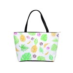 Tropical pattern Shoulder Handbags Front