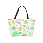 Tropical pattern Shoulder Handbags Back