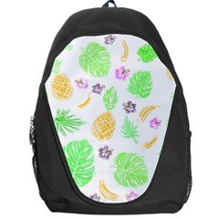 Tropical Pattern Backpack Bag by Valentinaart