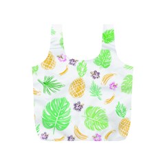 Tropical Pattern Full Print Recycle Bags (s)  by Valentinaart