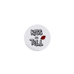 Kiss And Tell 1  Mini Buttons by Valentinaart