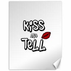 Kiss And Tell Canvas 12  X 16   by Valentinaart