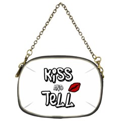 Kiss And Tell Chain Purses (two Sides)  by Valentinaart