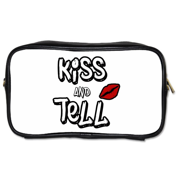 Kiss and tell Toiletries Bags 2-Side