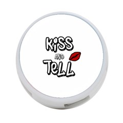 Kiss And Tell 4-port Usb Hub (one Side) by Valentinaart