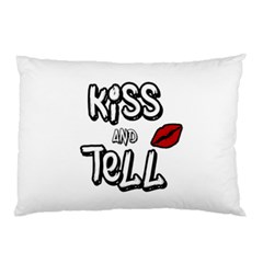 Kiss And Tell Pillow Case (two Sides) by Valentinaart