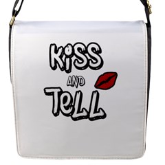 Kiss And Tell Flap Messenger Bag (s) by Valentinaart