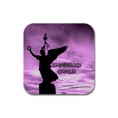 Berlin Rubber Square Coaster (4 Pack)  by Valentinaart