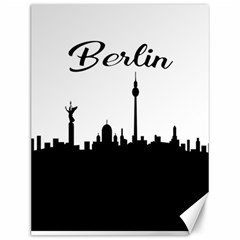 Berlin Canvas 12  X 16   by Valentinaart