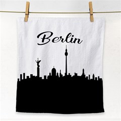 Berlin Face Towel by Valentinaart