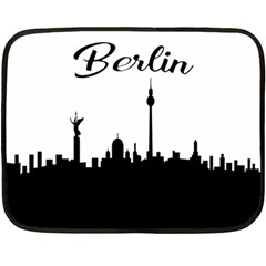 Berlin Fleece Blanket (mini) by Valentinaart