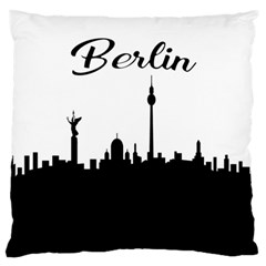 Berlin Large Cushion Case (two Sides) by Valentinaart