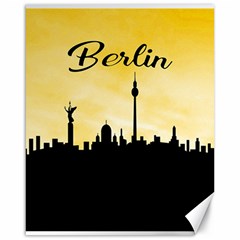 Berlin Canvas 16  X 20   by Valentinaart