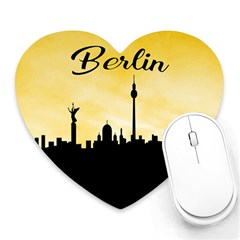 Berlin Heart Mousepads by Valentinaart